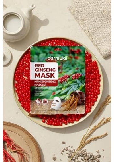 Kırmızı Ginseng Maskesi Karma Ciltler İçin 20 Gr 4 Paketi