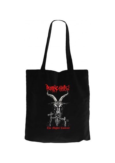 Rotting Christ Thy Mighty Contract Siyah Kanvas Bez Çanta Siyah