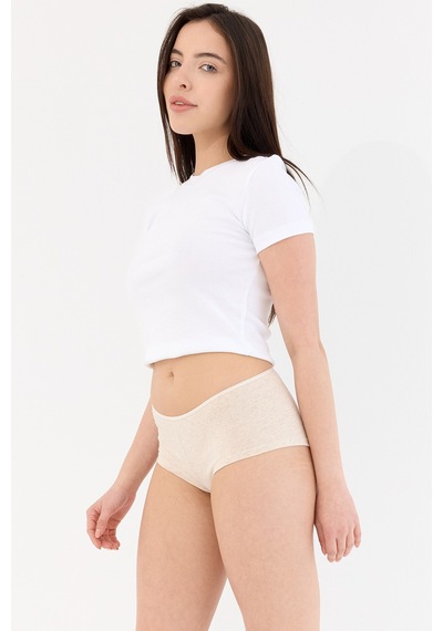 Air Krem Boyshort Külot Krem