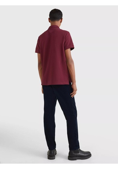 Tommy Hilfiger Erkek 1985 Regular Polo Polo T-shirt-bordo-13175 Bordo