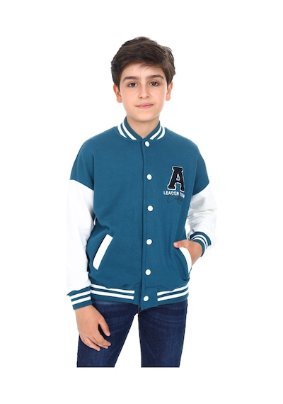 Toontoy Kids Toontoy Erkek Çocuk Kolej Yaka Çıtçıt Kapama Cepli Düşük Omuz Nakış Baskılı Renk Bloklu Örme Hırka - 2 İplik Şardonlu Petrol Mavi Toontoy Kids Toontoy Erkek Çocuk Kolej Yaka Çıtçıt Kapama Cepli Düşük Omuz Nakış Baskılı Renk Bloklu Örme Hırka - 2 İplik Şardonlu Petrol Mavi