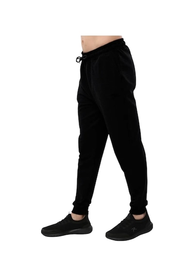 Raru Ribanalı Sweat Pantolon Sentus Siyah