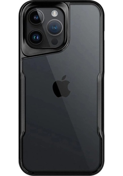 Apple  Uyumlu  iPhone 14 Pro Max Kılıf Boyi Silikon Kapak Siyah