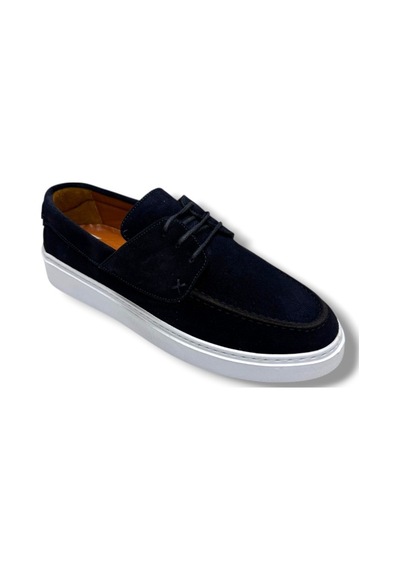 Marcoland 030-26 Hakiki Deri Anatomik Casual Erkek Ayakkabı Lacivert