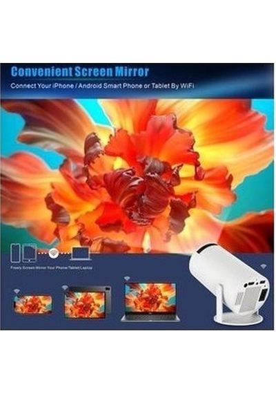 Wifi6 5g Projektör Android 11 4k 150 Ansı Çift Wifi Bt 1280 720p Taşınabilir Ev Sinema Projeksiyon