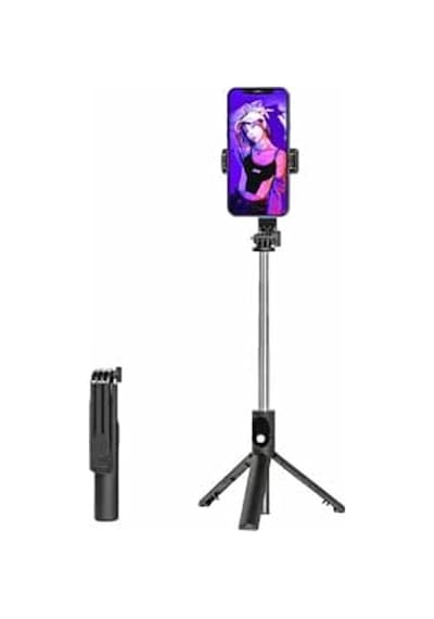 Portatif Taşınabilir Selfie Çubuğu Siyah Diğer