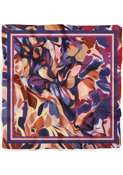 Renk Ritmi Desen Bandana/fular Çok Renkli