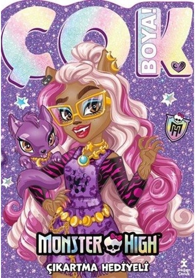 Monster High - Çok Boya Çıkartmalı Dev Boyama Kitabı