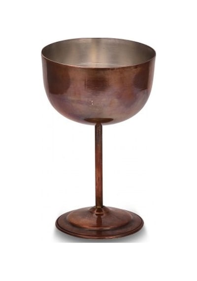 Turna Bakır Vino Kadeh 2 No Düz 400 ML Oksit Turna0457-3