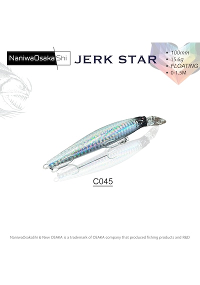 Nanıwaosakashı Jerkstar 100mm 15.6g Color:c045