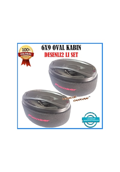 Pioneer 6X9 Oval Hoparlör Kabini 2Li Set