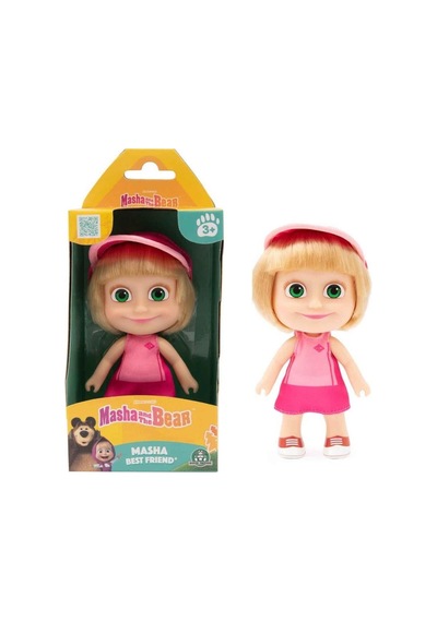 Giochi Preziosi Masha & Koca Ayı 12 Cm Bebek S3 Mha37000 Açık Pembe - Kolsuz