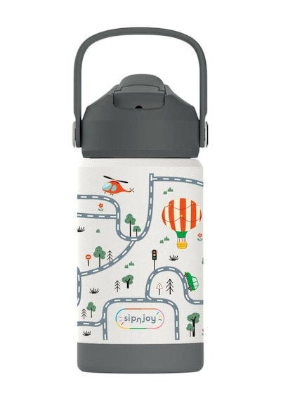 Sipnjoy - Flipsip Çocuk Su Termosu 360 Ml - Adventure Trails