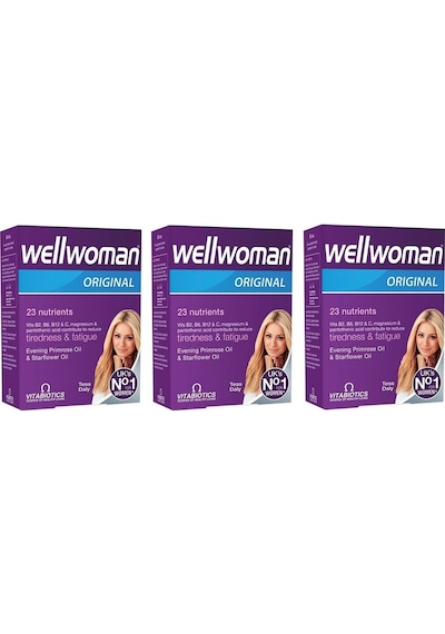 Vitabiotics Wellwoman Original 60 Kapsül 3 Adet