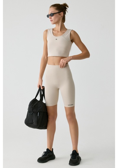 Urban Beat Nayla Kadın Tank Top Sportswear Taş Rengi Büstiyer Taş