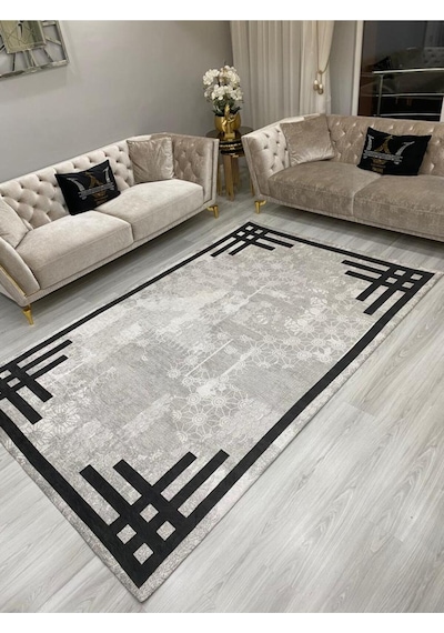 Kadife 4 M2 Ve 6 M2 Seçenekli Lastikli Halı Örtüsü Ort347