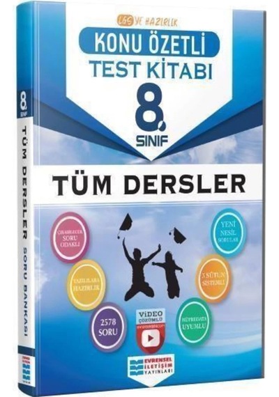 EVRENSEL 8.SINIF TÜM DERSLER SORU BANKASI
