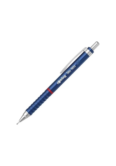 Tikky Retro 0.5mm Versatil Kalem, Metalik Mavi