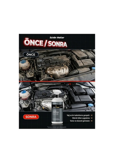 Araç Oto Motor Temizleyici Sprey 500ml Grızzly