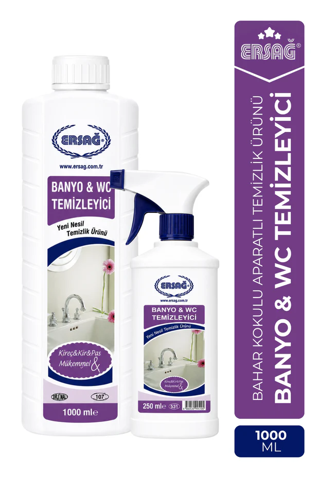 Ersağ Aparatlı Banyo Wc Temizleyici 1 L
