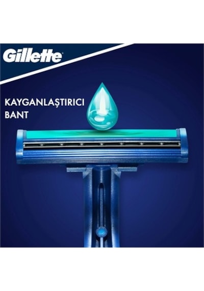 Erkek Kullan At Tıraş Bıçağı 10'lu, Kayganlaştırıcı Bantlı