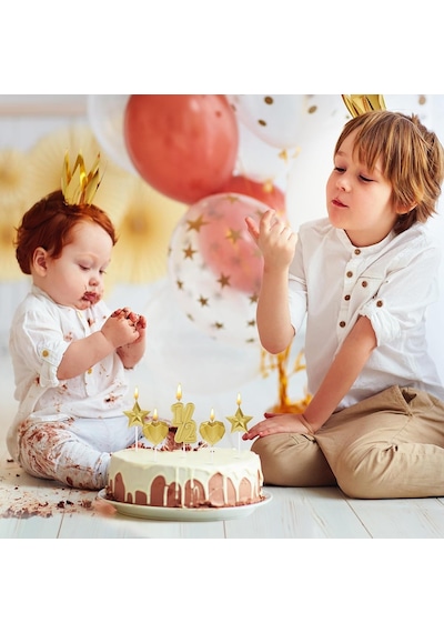 Yarım Yaş Gold Mum 12 Cm