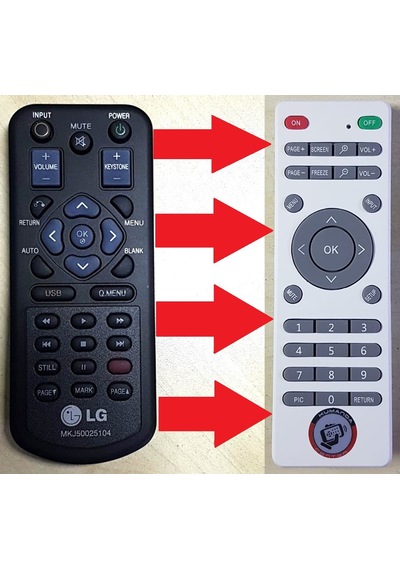 LG Uyumlu Mkj50025104 Hs201 Usb Hdmi Hs102G Usb Hdmi Projeksiyon Kumanda