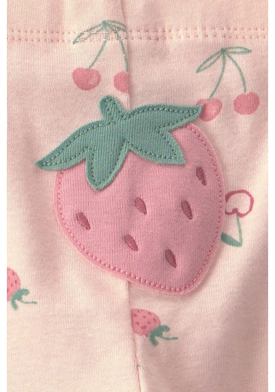 Carter's Kız Bebek Layette 3'lü Body Alt Takım Pudra 1v253610