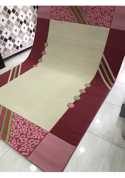Saray Halı Vizyon Carving 9063 Krem 200X300 Pembe 6 M2 Halı !