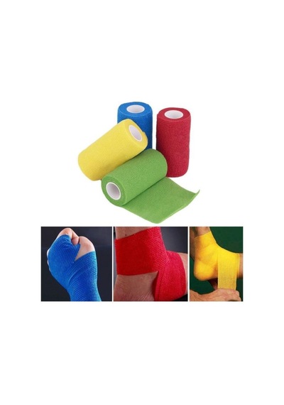 Iron Coban Yapışkanlı Bandaj Koban 5 CM x 4.5 M Sarı