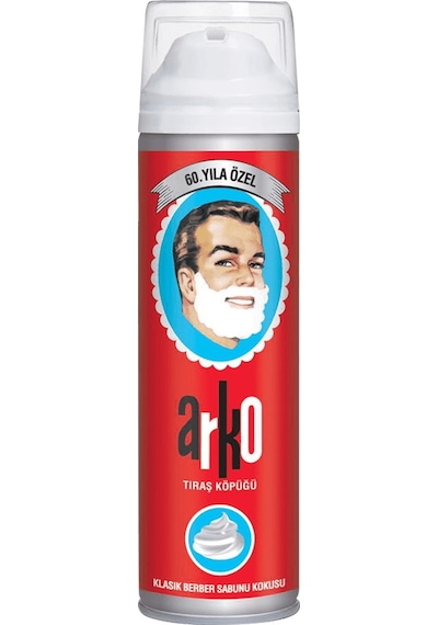 Arko 60. Yıla Özel Klasik Berber Sabunu Kokulu Tıraş Köpüğü 200 ML