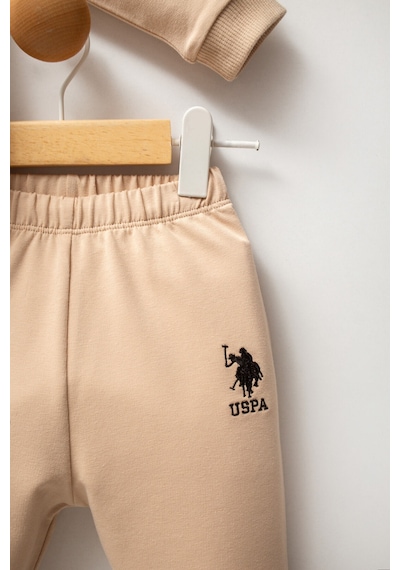 U.S. Polo Assn. Erkek Bebek Krem Takım Usb2548-c-v1 Krem