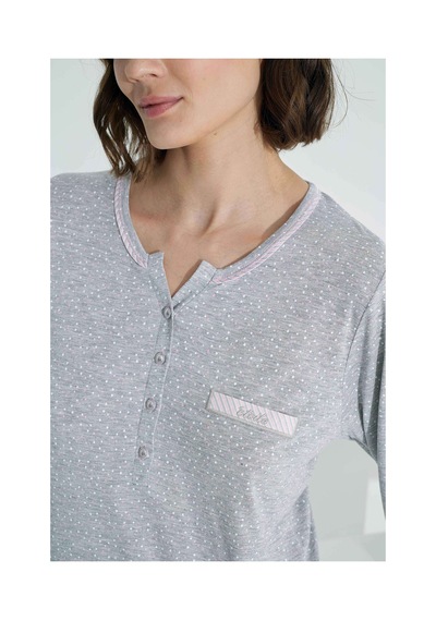 Etoile Kadın Pijama Takımı 73372.gr Gri