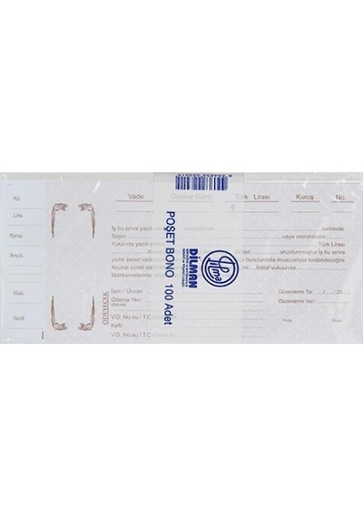 Özkan Senet Karnesi 50 Yaprak N11.4502