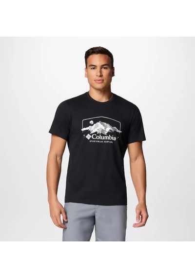 Columbia Csc M Brush With Nature Ss Tee Erkek Kısa Kollu Tişört Cs0411 Siyah