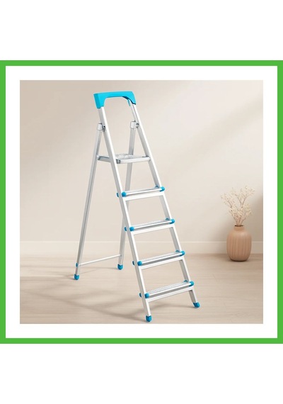 Vaveni 4+1 Basamaklı Metal Merdiven 105 Cm 120 Kg Arz