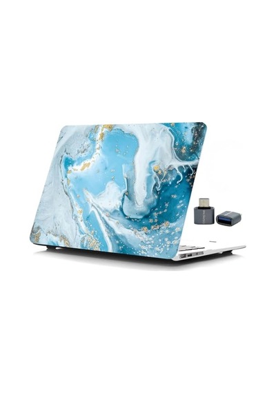 Macbook Pro 13 Mermer Desenli Kılıf A1706 A1708 A1989 A2159 A2251 A2289 A2338 M1 M2 Uyumlu İnce Hafif Sert Kapak Koru Genel