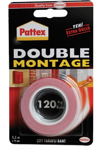 Pattex Montage Bandı Double 120 Kg Lık 1483609