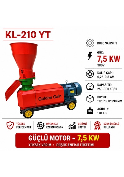 Kl-210 Pelet Yem Makinesi