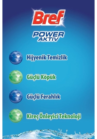 Bref Power Aktiv Klozet Blok Çam Kokulu 50gr X 2'li Paket 10'li Paket