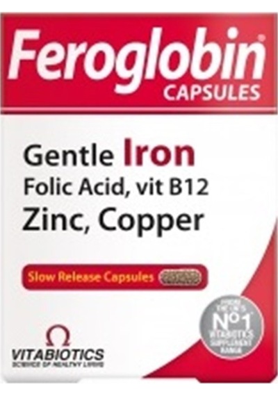 Feroglobin Iron Takviye Edici Gıda 30 Kapsül