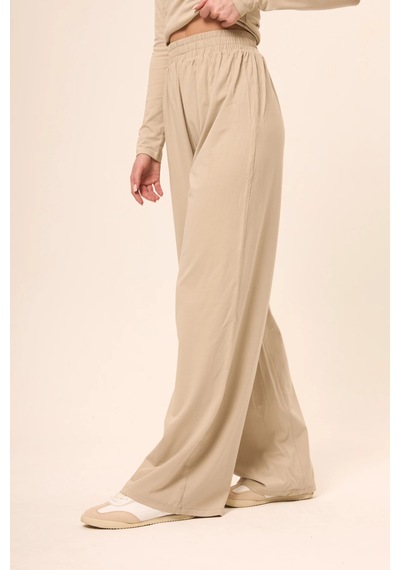 Zoor Ultra Soft Penye Modal Pantolon Bej