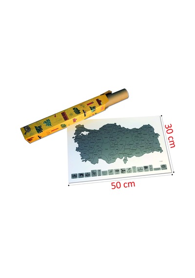 Mapofx Gezkazı Türkiye Haritası 1000 x 1500 CM