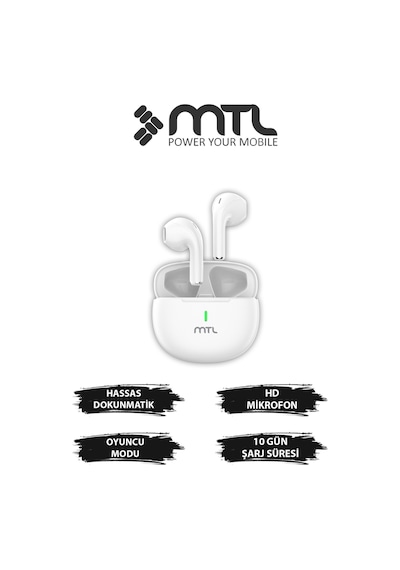 Tws Kablosuz Bluetooth Kulaklık Şık Ve Hafif Tasarım Yüksek Ses Kalitesi Hassas Dokunmatik Kontrol