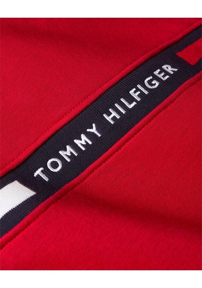 Tommy Hilfiger Hılfıger Chest Insert Hoody Erkek Kırmızı Sweatshirt - Mw0mw37361