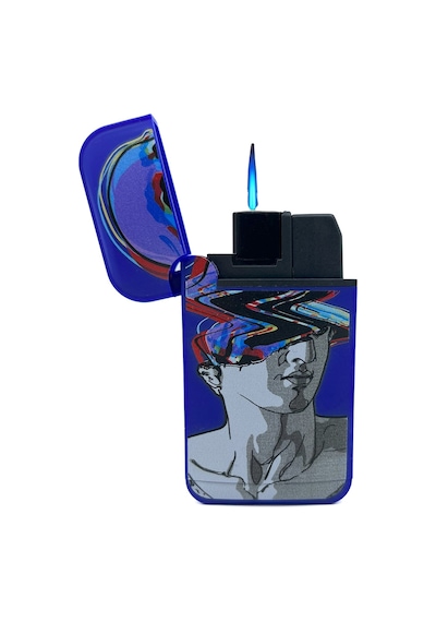 Zengaz Cool Tasarım Jet Alev Çakmak - Mind Crash Lacivert