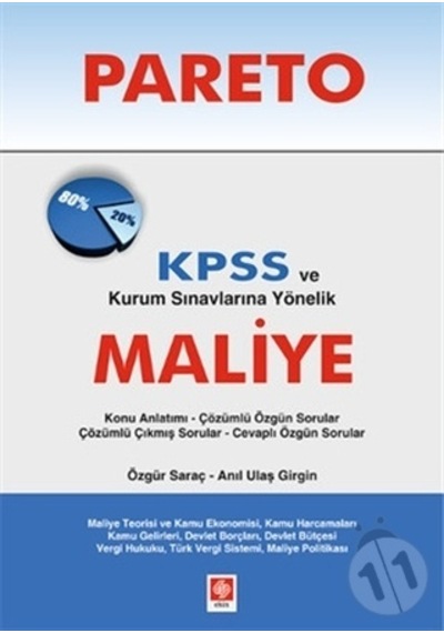 Pareto KPSS ve Kurum Sınavlarına Yönelik Maliye - Özgür Saraç -  Anıl Ulaş Girgin - Ekin Basım Yayın