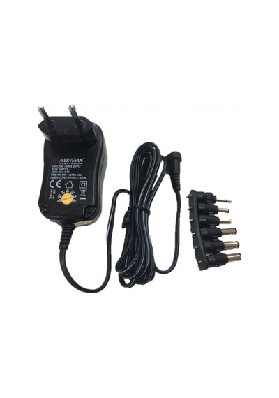 Mervesan Mtu-12km 3-12v 1a L Jaklı Ayarlı Adaptör