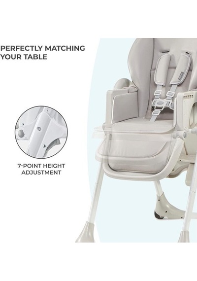 Kinderkraft Elite Mama Sandalyesi Yummy Ergonomik Rahat Yatar Katlanabilir Yüksekliği Ayarlanabilir 1 Adet