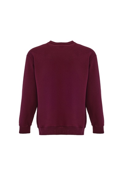 Reebok New Id Reg Crew Bordo Erkek Sweatshirt Bordo